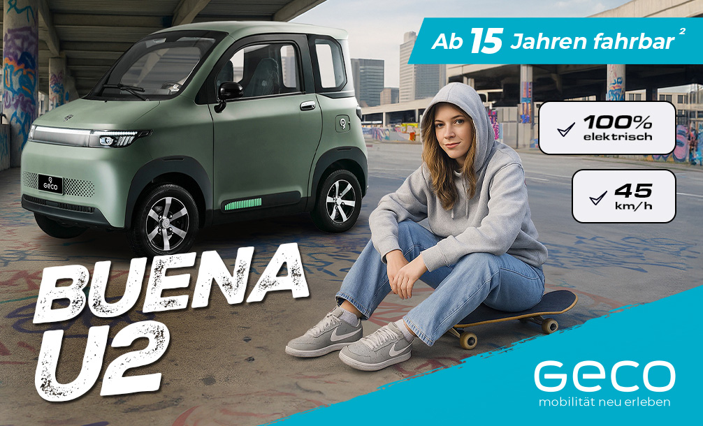 Elektroauto ab 15 Jahre 45 km/h